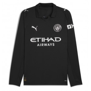 Fotbalové Dres Manchester City Venkovní Oblečení 2025-26 Dlouhý Rukáv